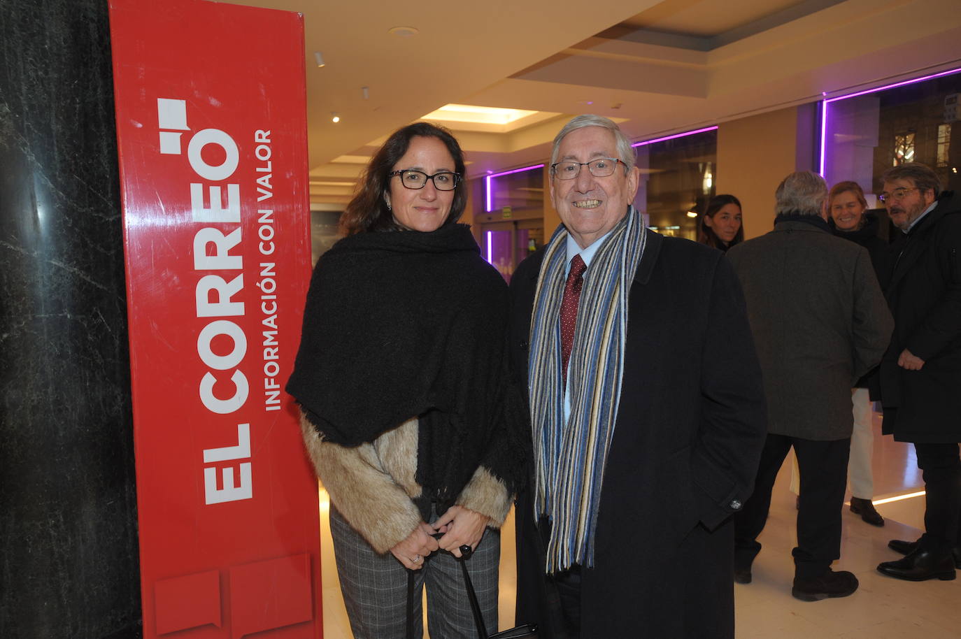 Nerea Salaberria y Luis María Elustondo.