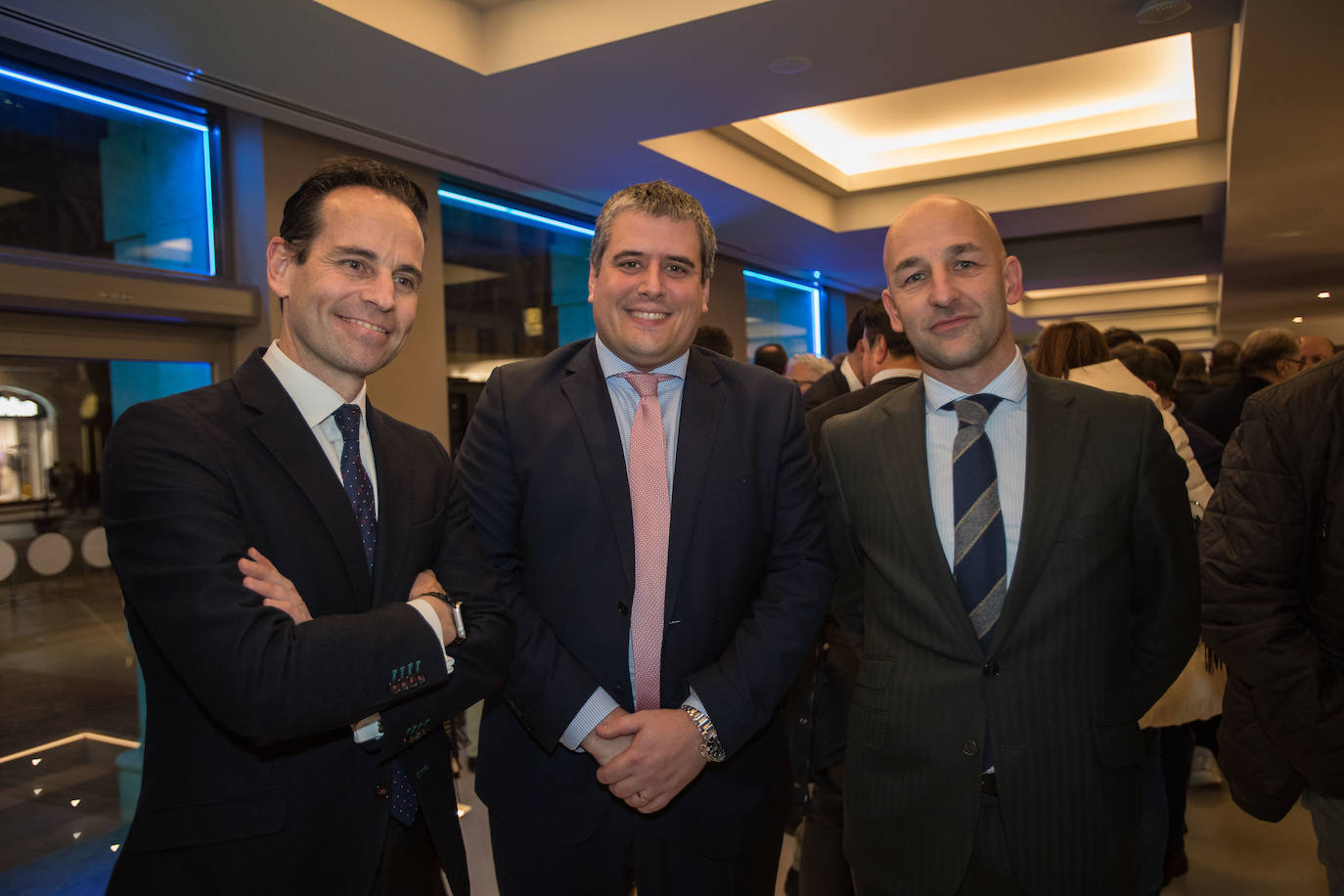 Gerva Vallejo, Mikel Núñez y Javier Hurtado de Mendoza.