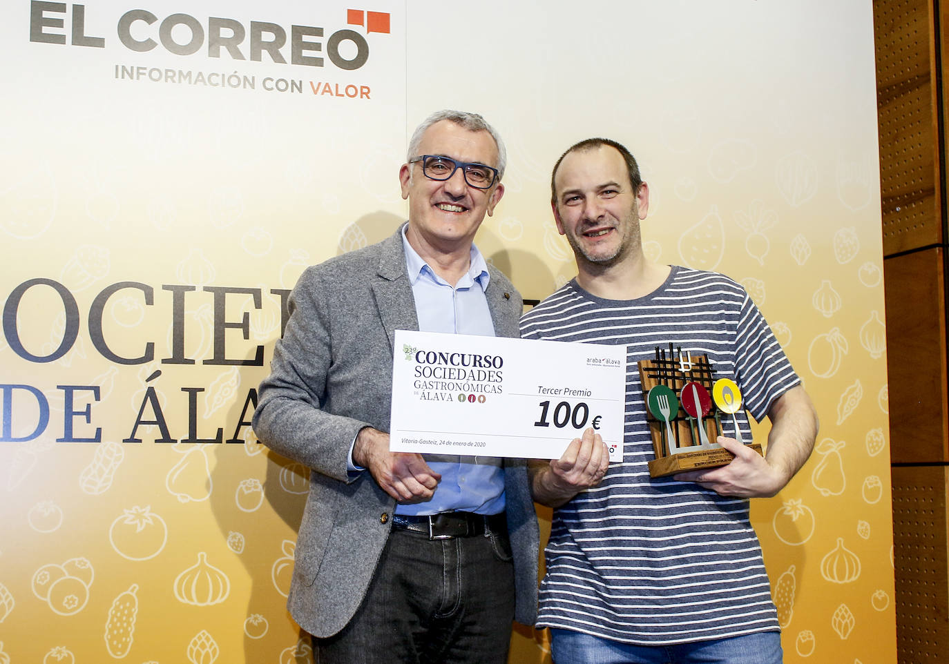Fotos: Entrega de premios del XXIII Concurso de Sociedades Gastronómicas de Álava EL CORREO