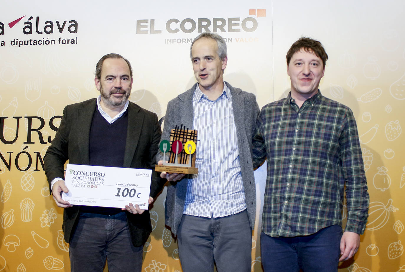 Fotos: Entrega de premios del XXIII Concurso de Sociedades Gastronómicas de Álava EL CORREO