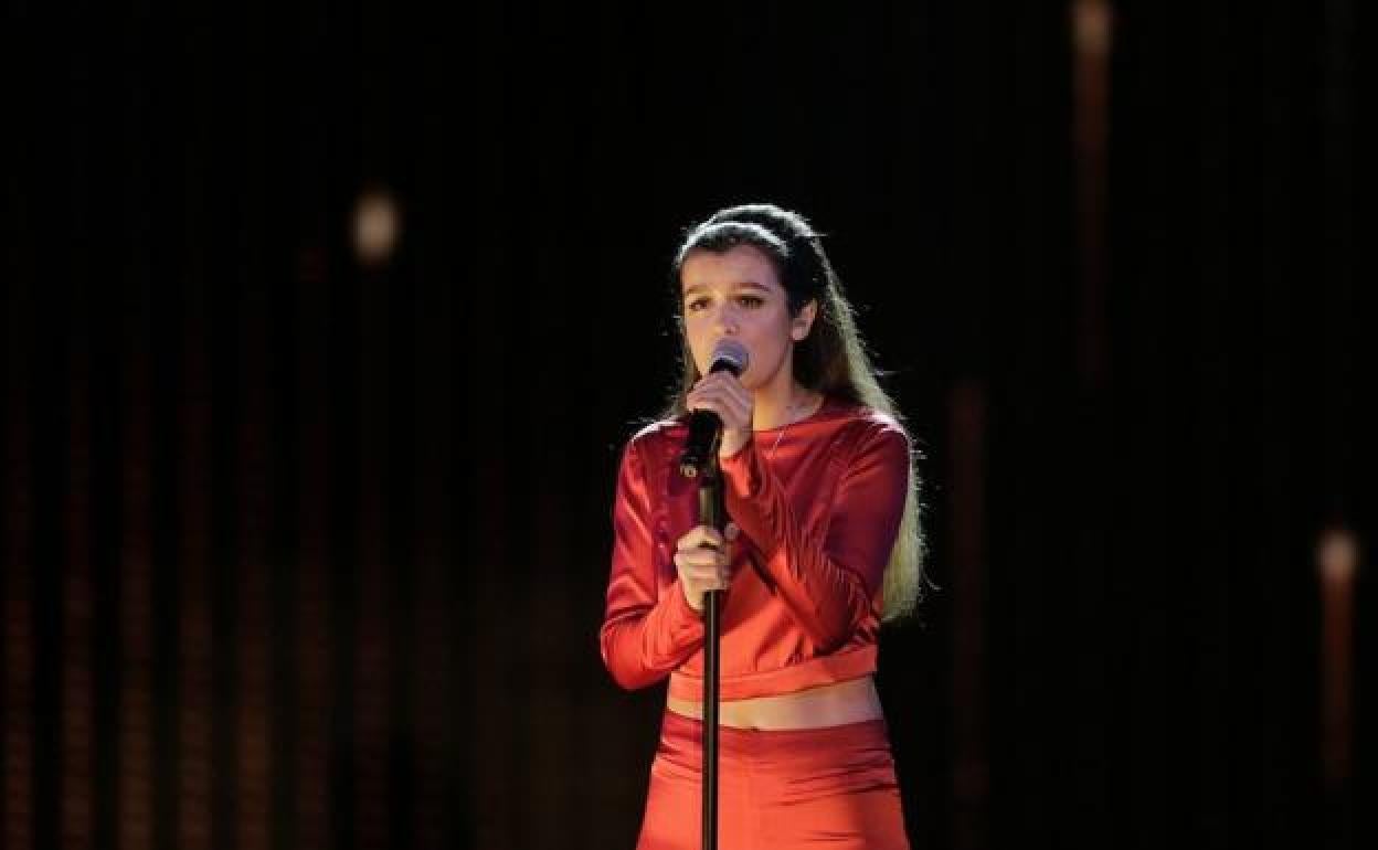 Actuación de Amaia en la gala de los Goya.