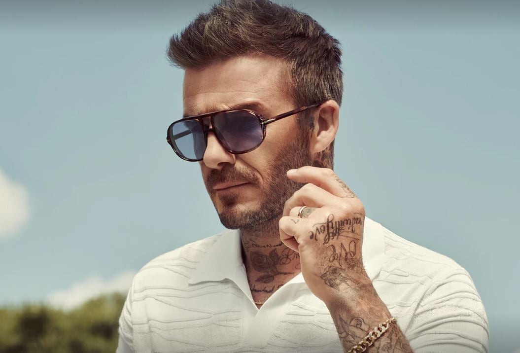 Fotos: David Beckham lanza su primera colección de gafas de sol