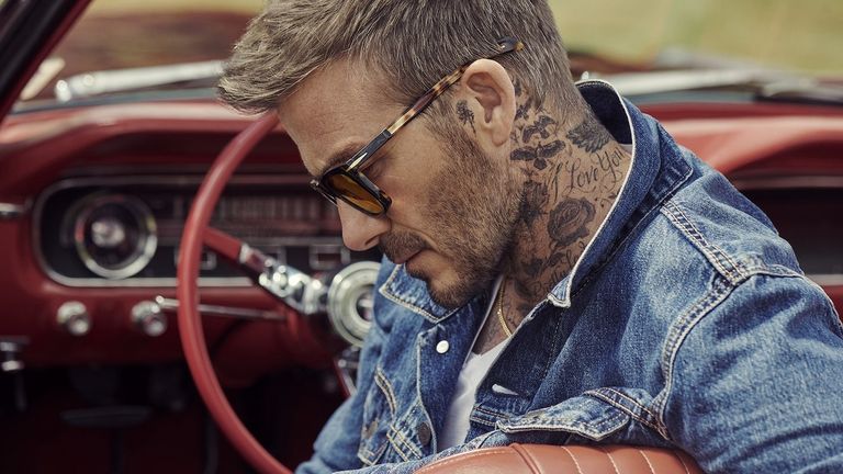 Fotos: David Beckham lanza su primera colección de gafas de sol