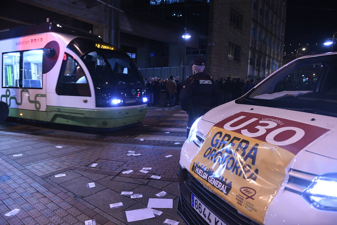 Fotos: Las jornada de huelga en Bilbao, en imágenes