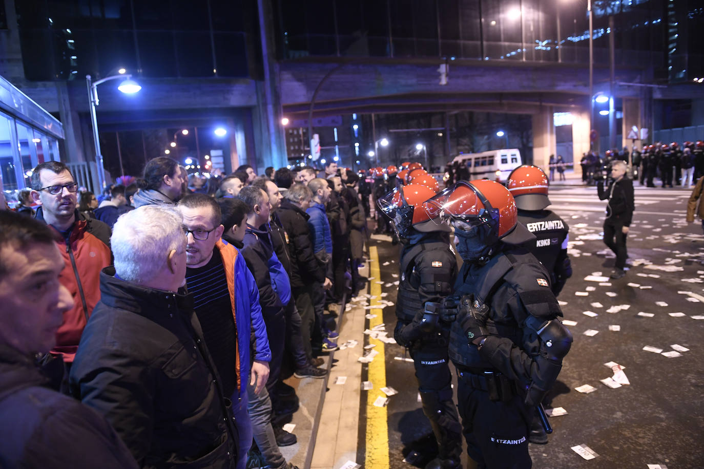 Fotos: Las jornada de huelga en Bilbao, en imágenes