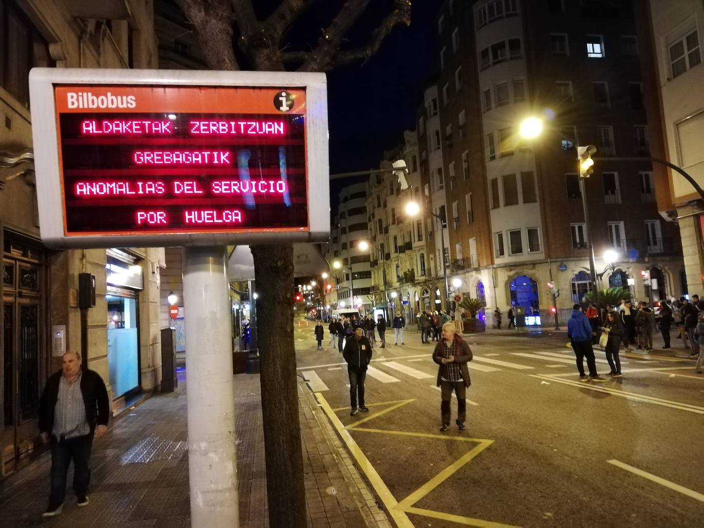 Fotos: Las jornada de huelga en Bilbao, en imágenes