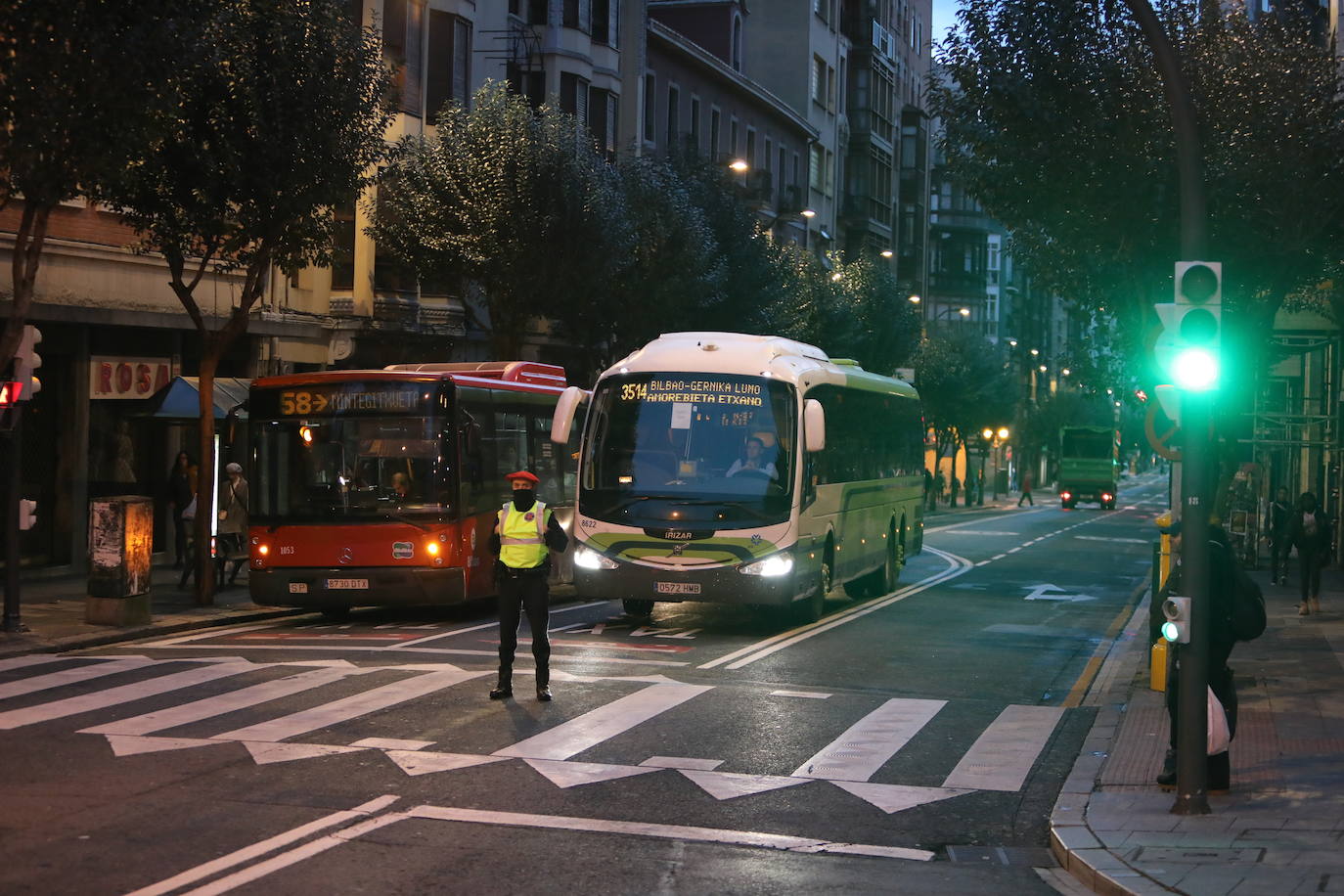 Fotos: Las jornada de huelga en Bilbao, en imágenes