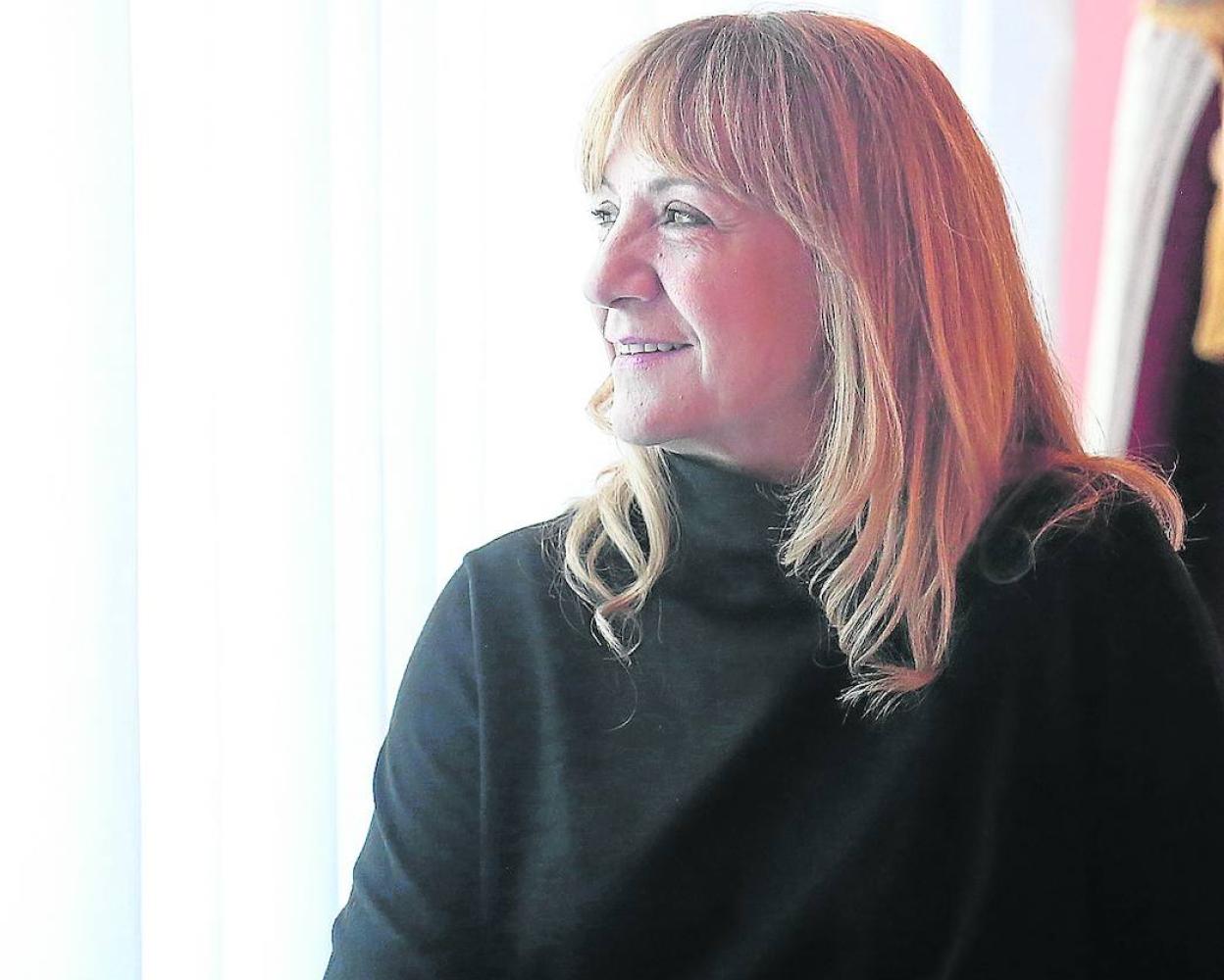 Blanca Portillo se siente «comodísima» en el Arriaga. «He venido con todo lo que tengo».