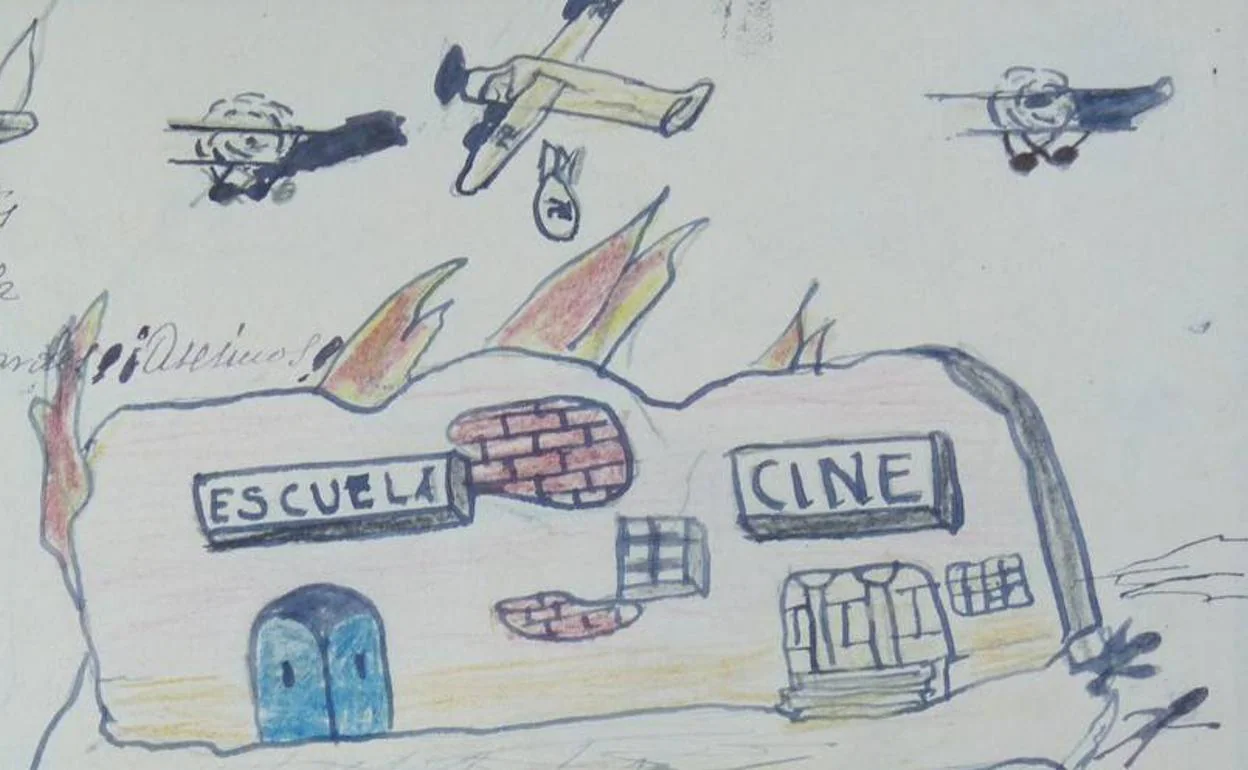 Así dibujaron los niños la Guerra Civil española | El Correo