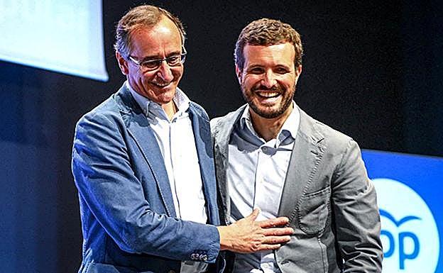 Alfonso Alonso y Pablo Casado, en una imagen de archivo.