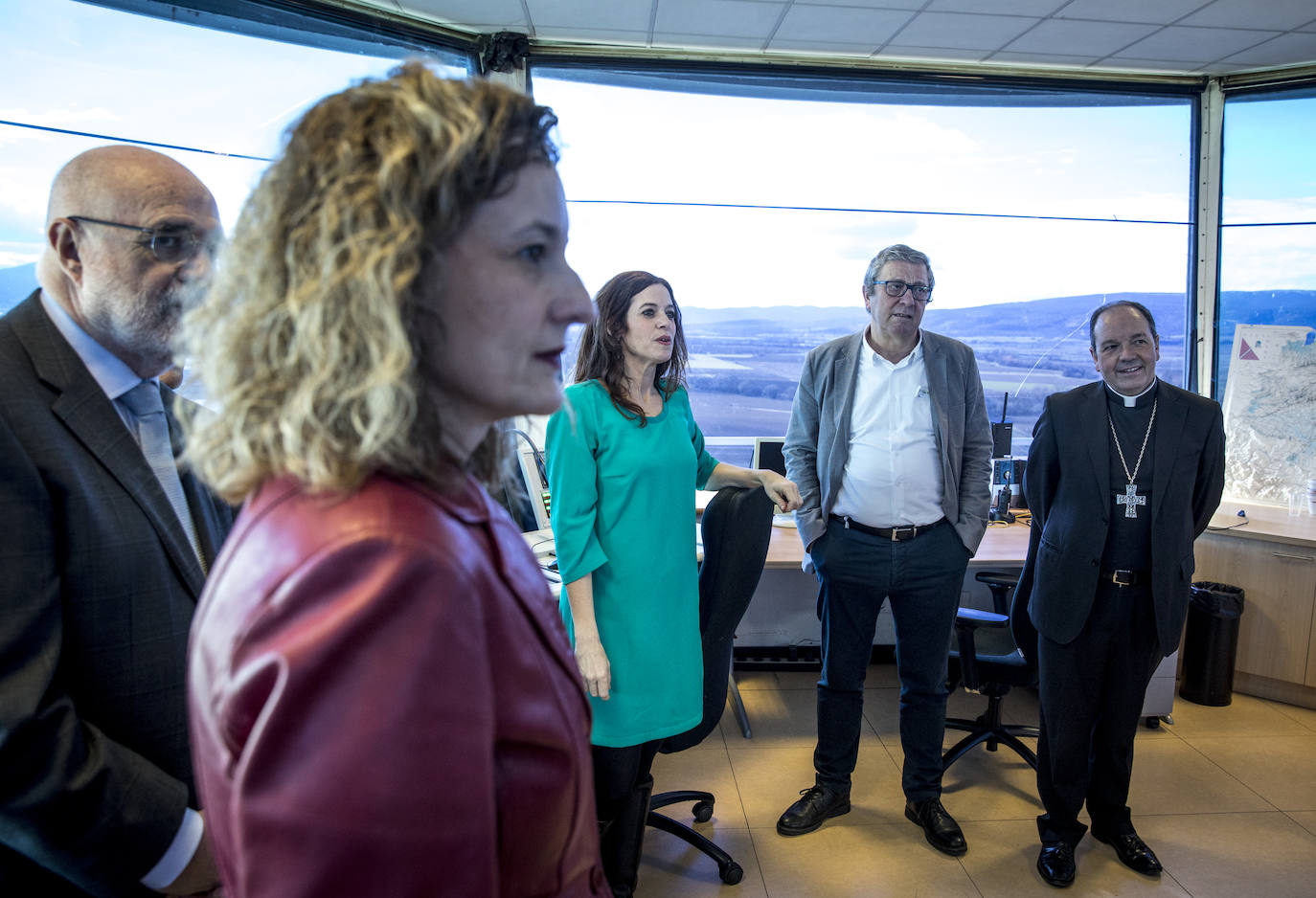 Cristina González, Jesús Loza, Maider Etxebarria, Pedro Elosegi y Juan Carlos Elizalde.