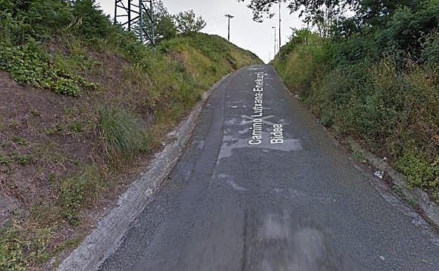 Imagen del duro repecho.