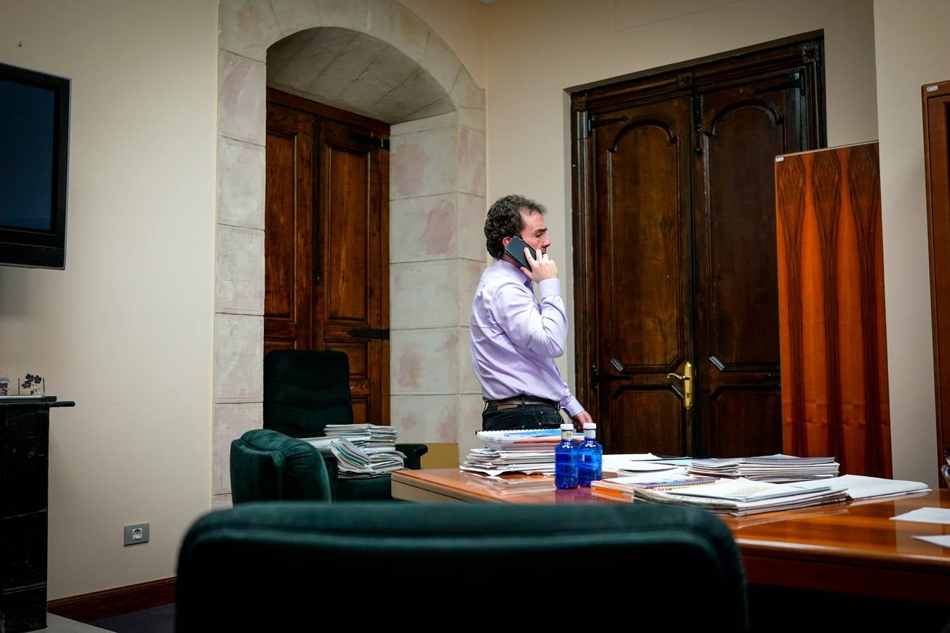 Fotos: Así gestiona el alcalde Ermua la crisis del vertedero