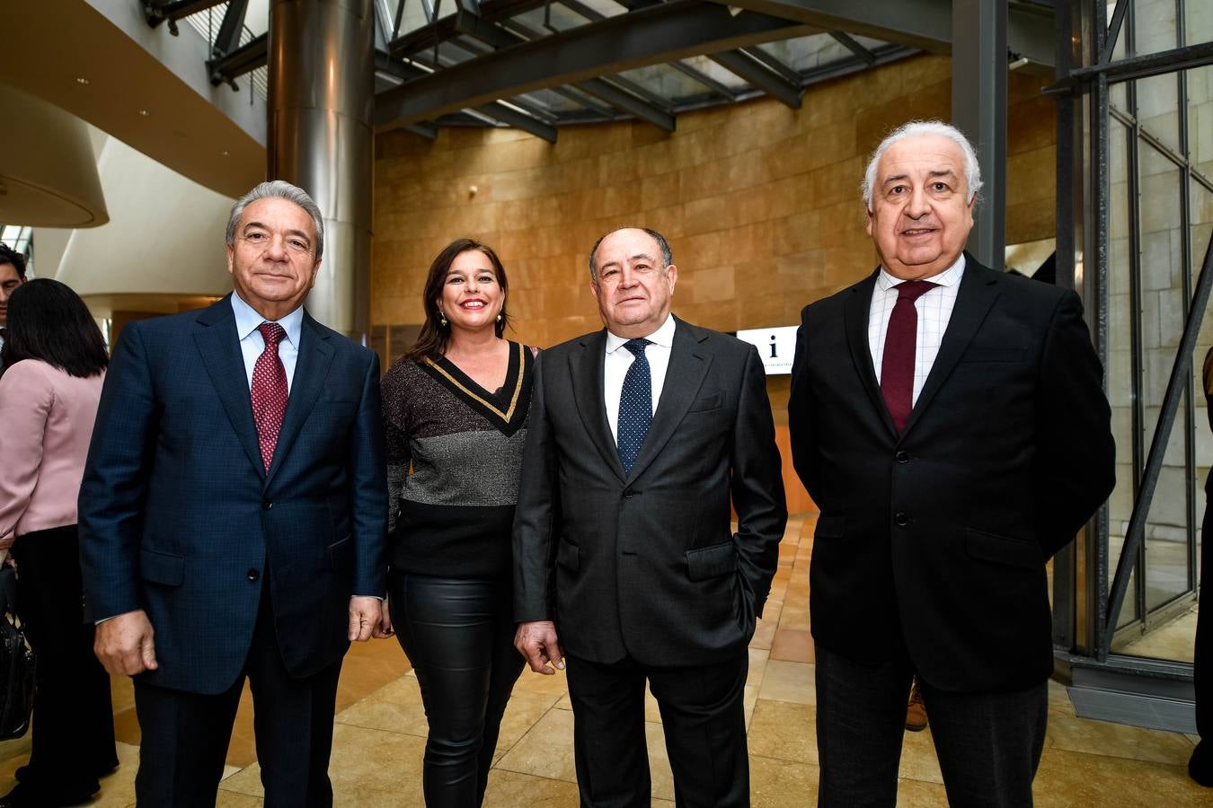 Julián Gómez, Nora Martín, Toribio Martín y Pedro Campo. 