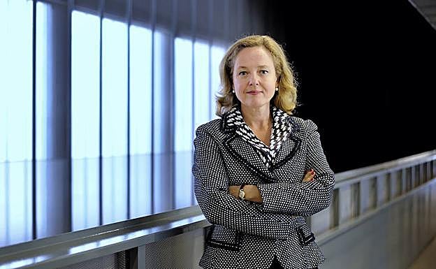 La vicepresidenta económica Nadia Calviño.