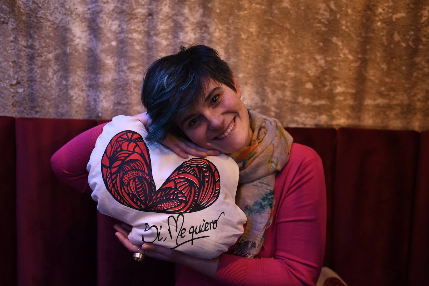 Juncal Alzugaray, ocho años casada con ella.