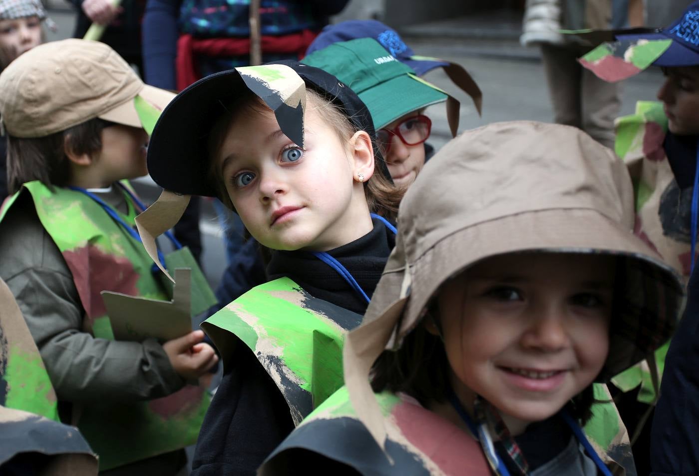 Las mejores fotos de los disfraces de carnavales de los más pequeños de la casa, en Bilbao.