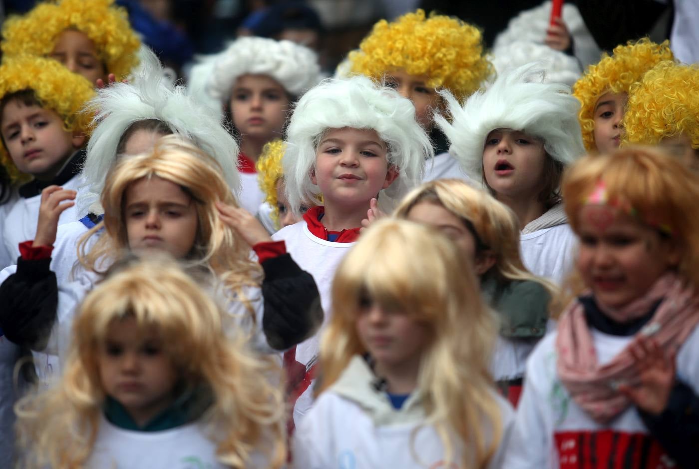 Las mejores fotos de los disfraces de carnavales de los más pequeños de la casa, en Bilbao.