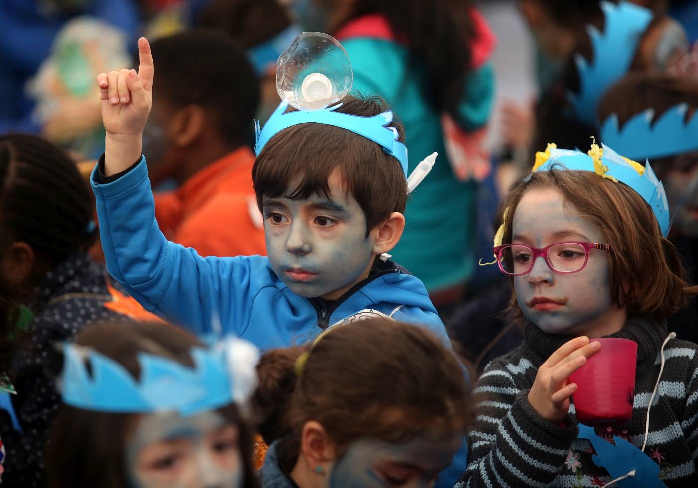 Las mejores fotos de los disfraces de carnavales de los más pequeños de la casa, en Bilbao.