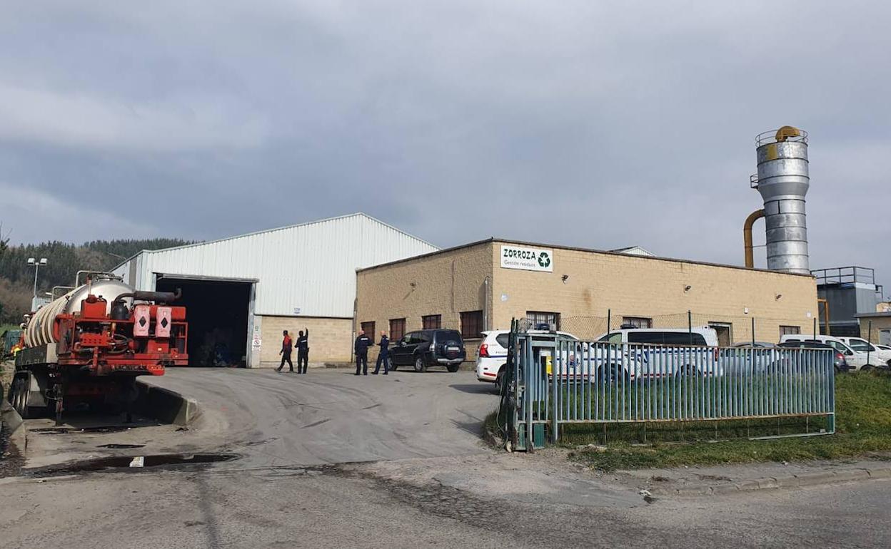 Vista del polígono donde se ha producido el accidente.