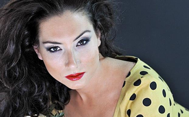 Marina Heredia, cantaora granadina. 