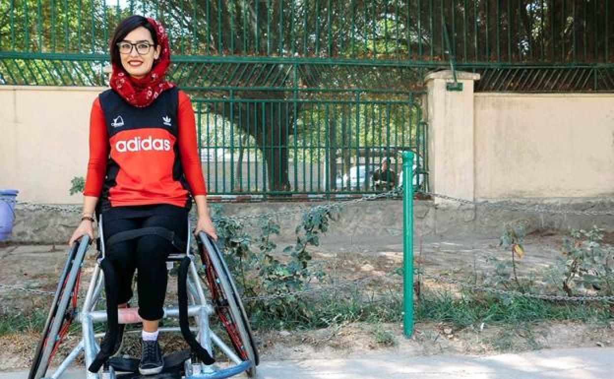 El parabaloncesto ha dado esperanza a las integrantes de este equipo de Kabul. 
