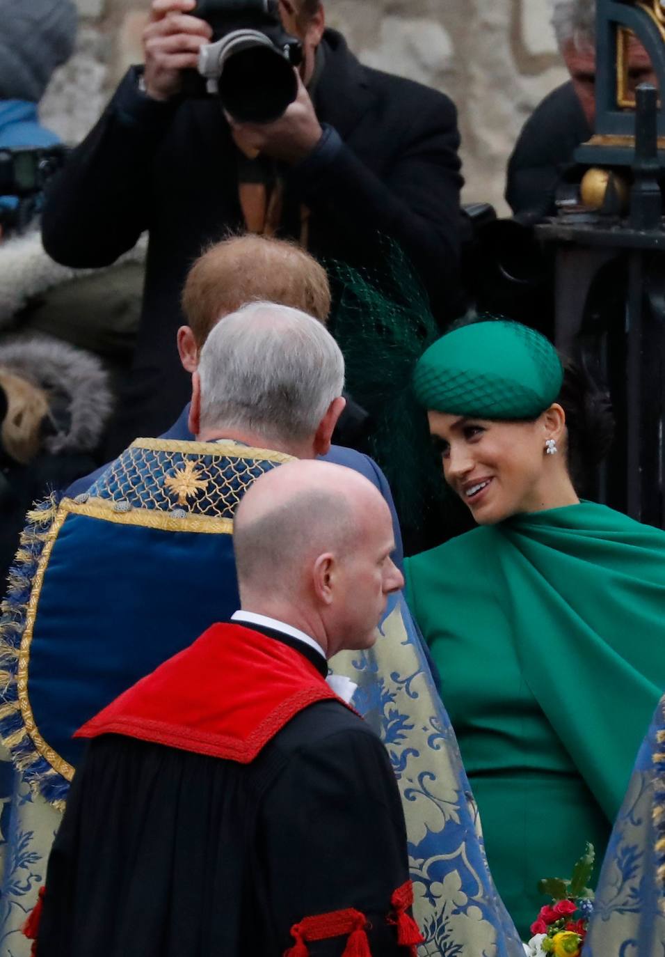 Fotos: El príncipe Harry y Meghan se despiden de Reino Unido