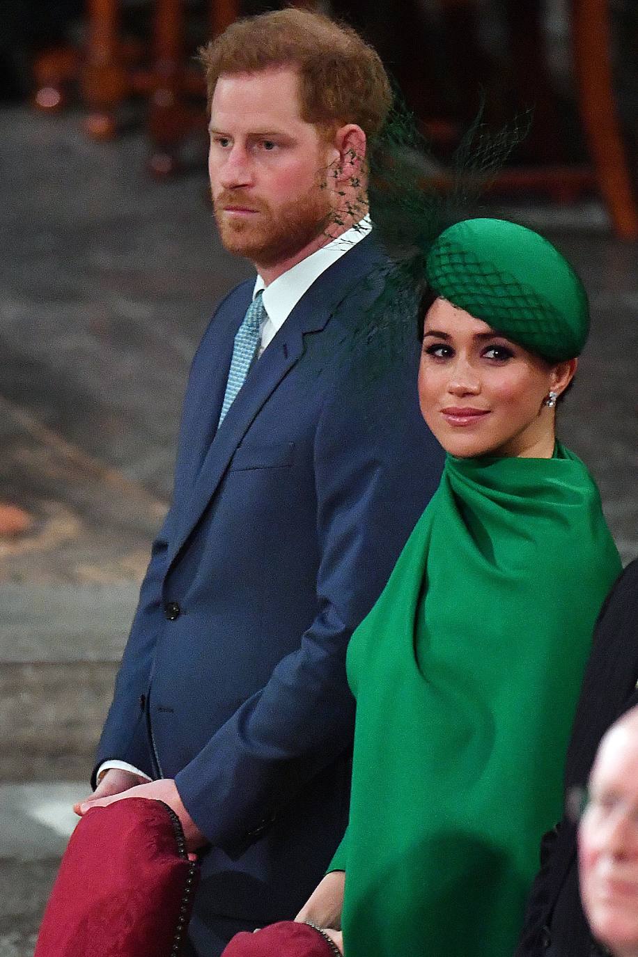 Fotos: El príncipe Harry y Meghan se despiden de Reino Unido