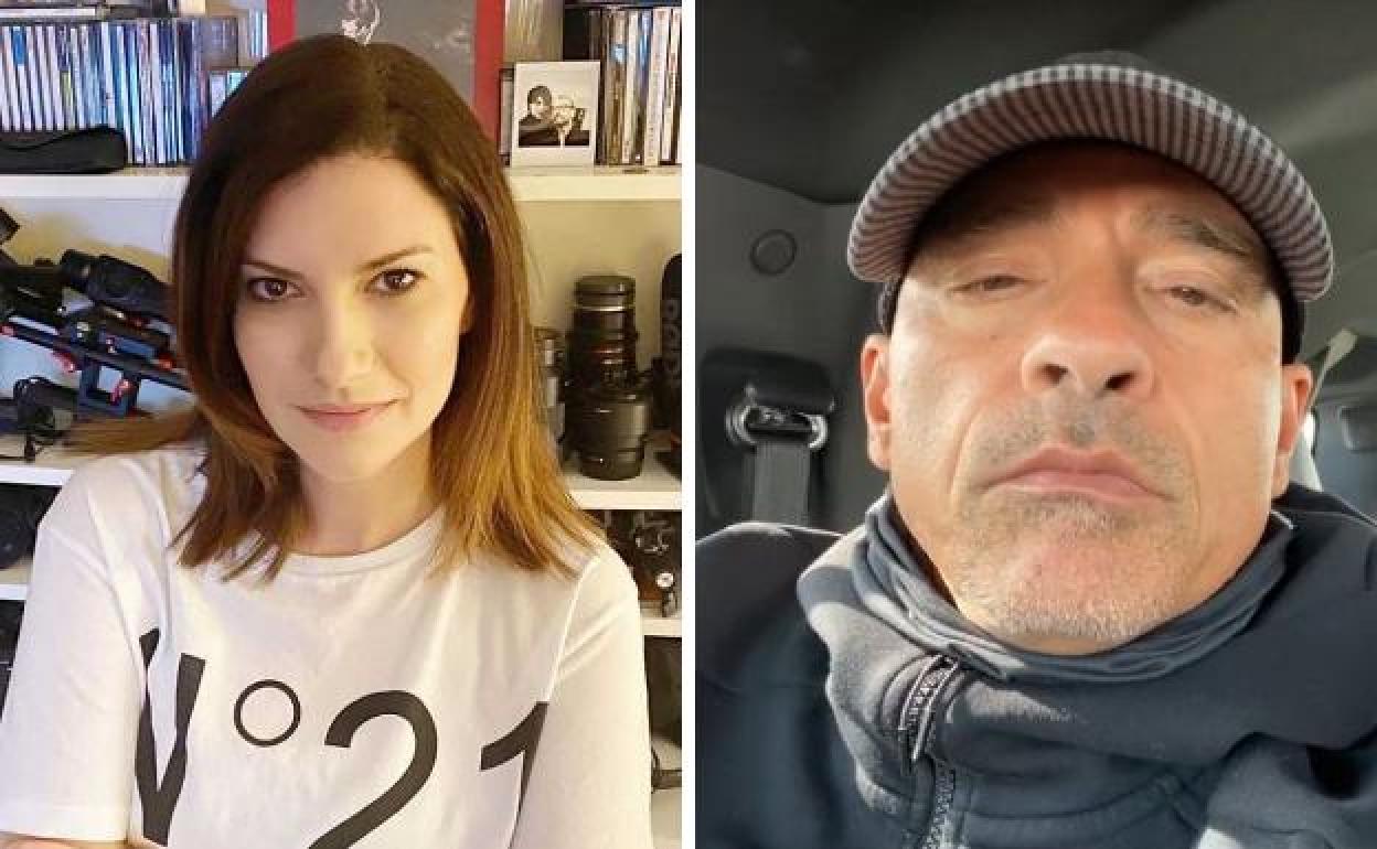 Laura Pausini y Eros Ramazzotti., en sus mensajes de apoyo al Gobierno. 