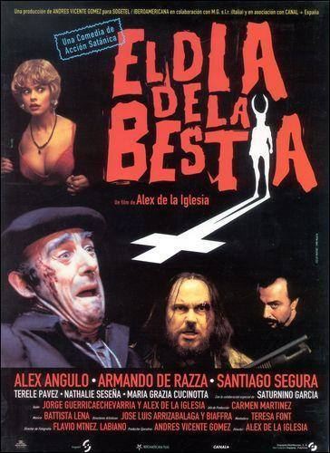 'El día de la bestia' (1995). Es una de las cintas míticas de Álex de la Iglesia. Divertida y algo macabra