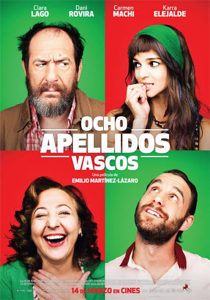 'Ocho apellidos vascos' (2014). Un enorme éxito de taquilla que hace sátira con las diferencias entre españoles