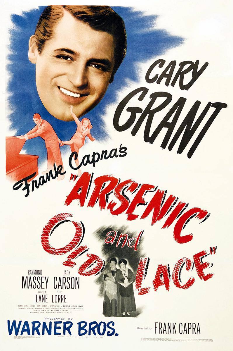 'Arsénico por compasión'´(1944). Frank Capra dirige esta joya del cine clásico en el que un joven descubre cómo sus encantadoras tías tienen un forma muy peculiar de practicar la caridad.