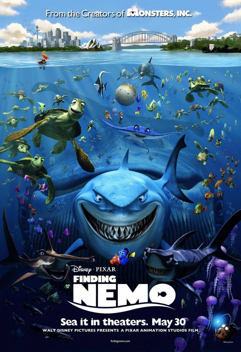 'Buscando a Nemo' (2003). Para tiempos de cuarentena en familia, este filme es una pequeña obra maestra que también emociona. Narra las aventuras marinas de un pez payaso en busca de su hijo perdido.