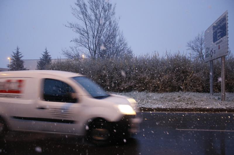 Fotos: Nieve en la Vitoria confinada