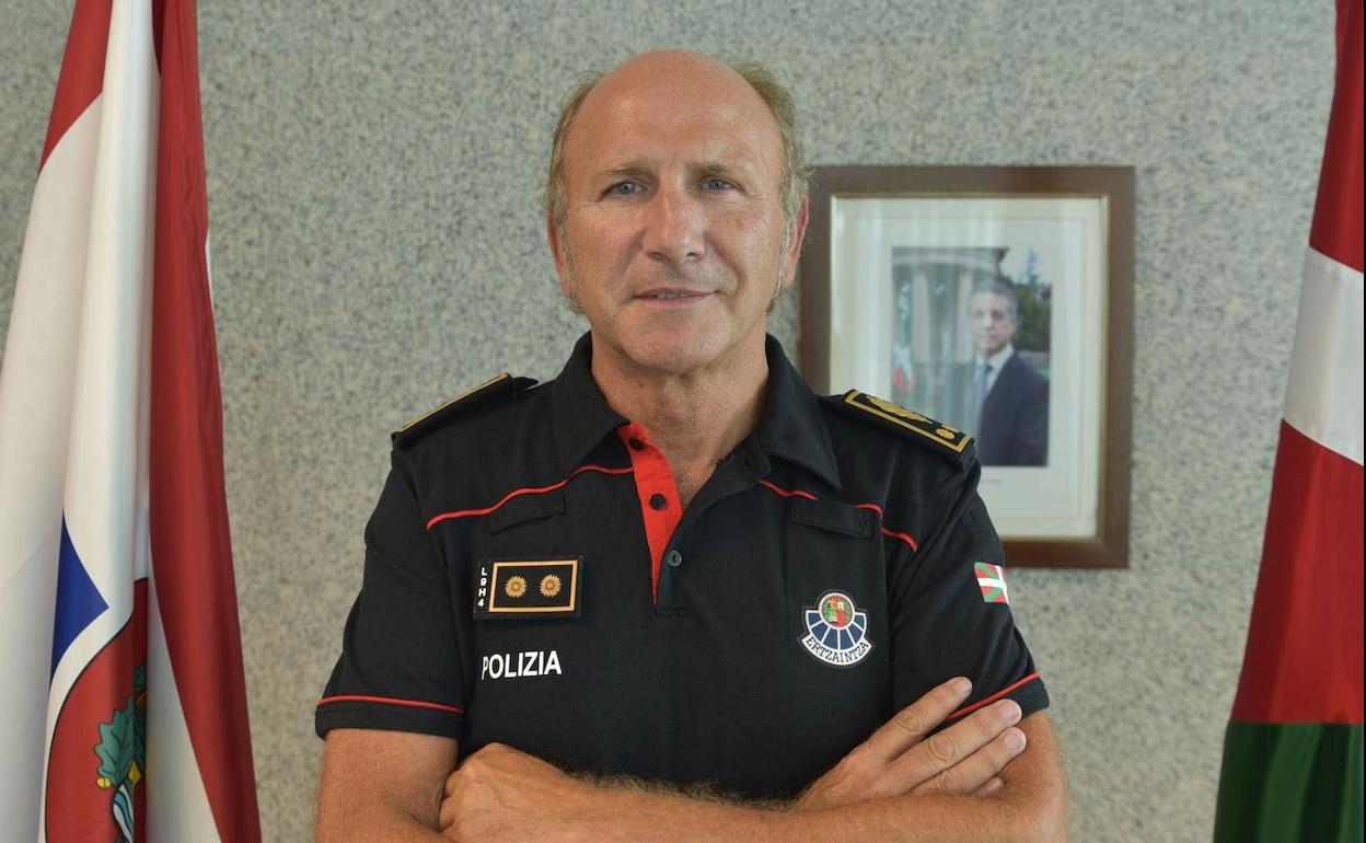 El jefe de la Ertzaintza, Josu Bujanda.