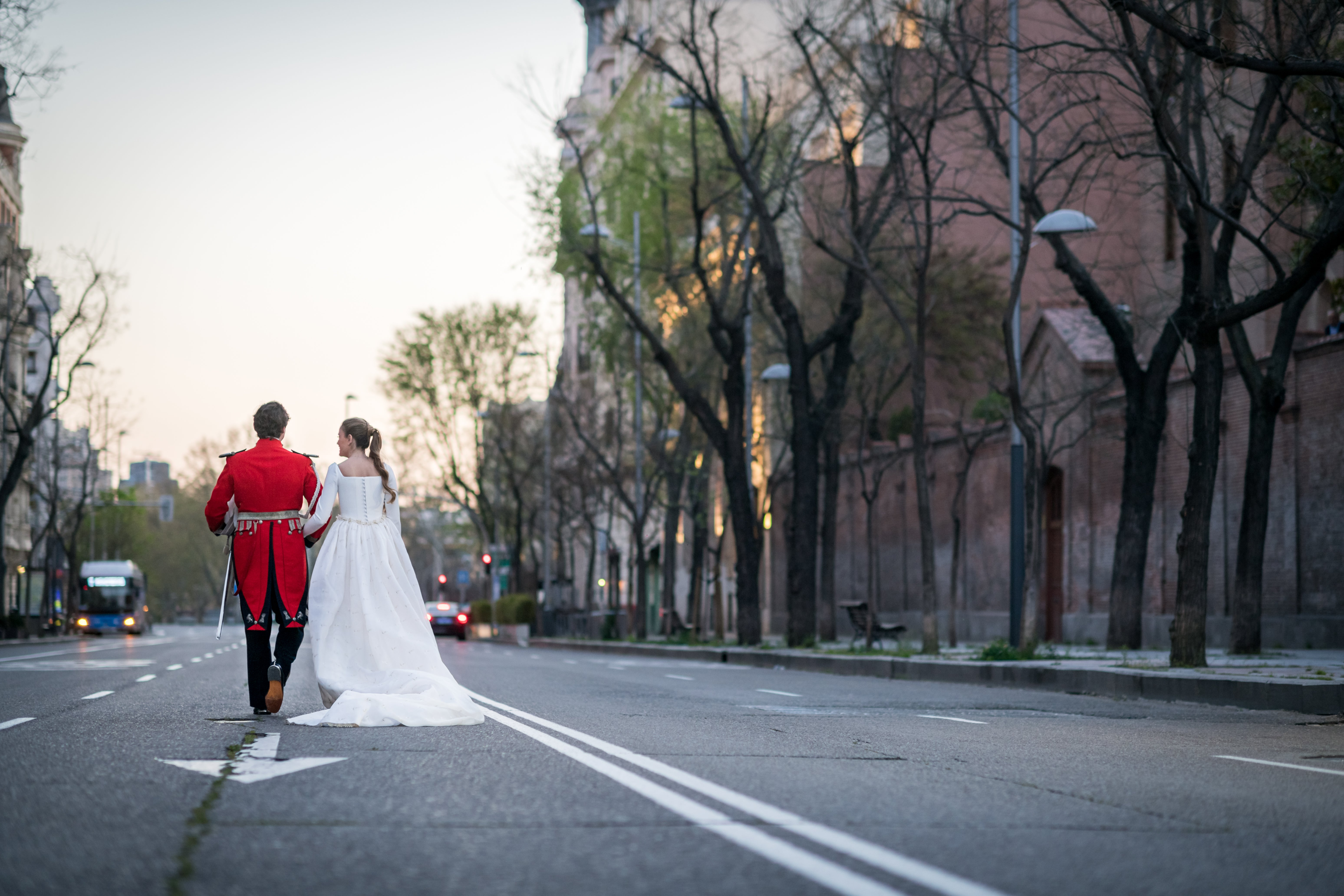 Fotos: El coronavirus no pudo con la boda de una bilbaína que se casó el día del estado de alarma