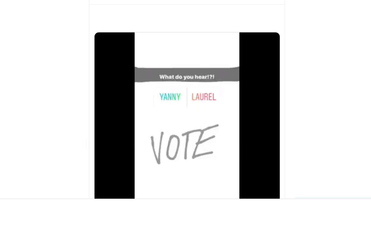 Yanny o Laurel: ¿Qué escuchas?¿Cúal es la explicación?