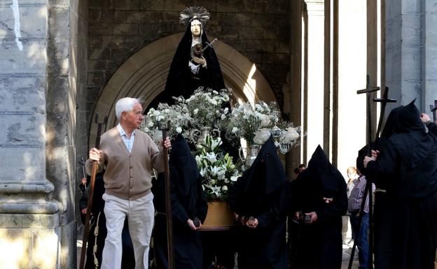 Las procesiones de Orduña son muy concurridas. 