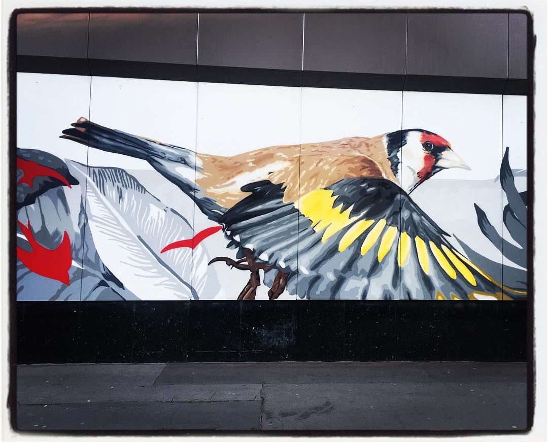 Si hablamos de arte en la calle donde la flora y la fauna sean protagonistas, sin duda, tenemos que hacer referencia al espectacular mural que decora parte de la fachada del centro comercial del barrio de Ariznabarra. Esta alegría para los ojos lleva la firma de la artista Eva Mena. Es toda una muestra de biodiversidad. ¡No se lo pierdan! Es simplemente espectacular.