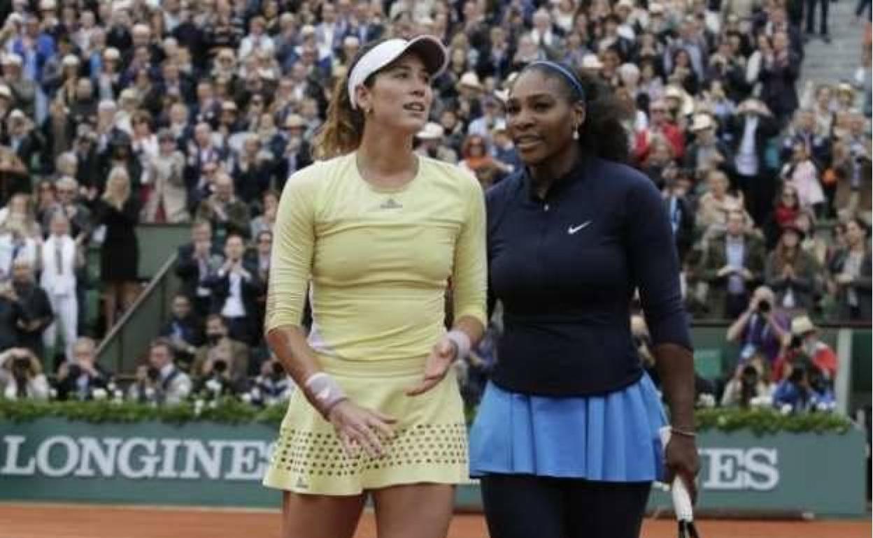 Garbiñe Muguruza y Serena Williams colaborarán en la campaña junto a sus compañeras y a los organizadores y patrocinadores del circuito femenino. 