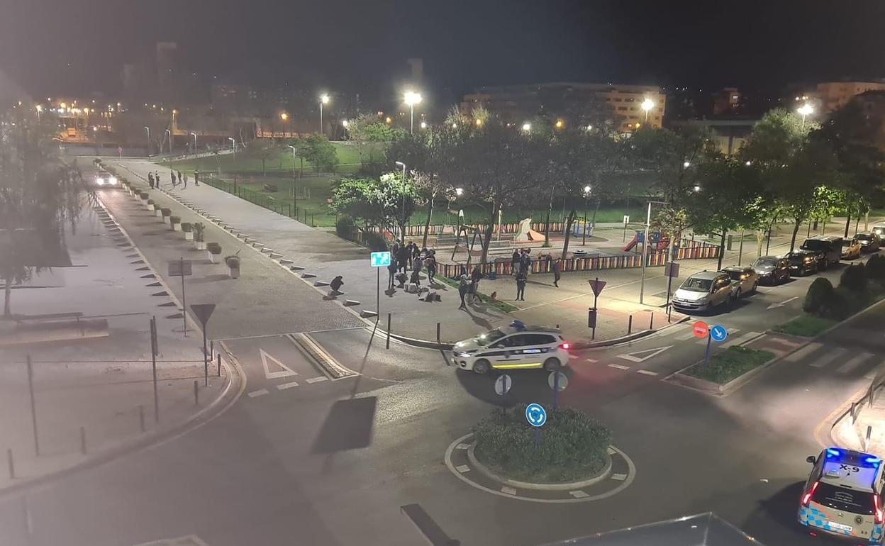 Casi una veintena de personas sin techo abandonaron el espacio habilitado en Lasesarre para el confinamiento.