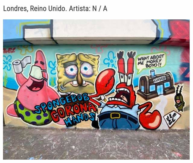 Fotos: Los graffitis del coronavirus en el mundo