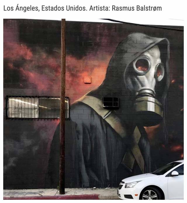 Fotos: Los graffitis del coronavirus en el mundo