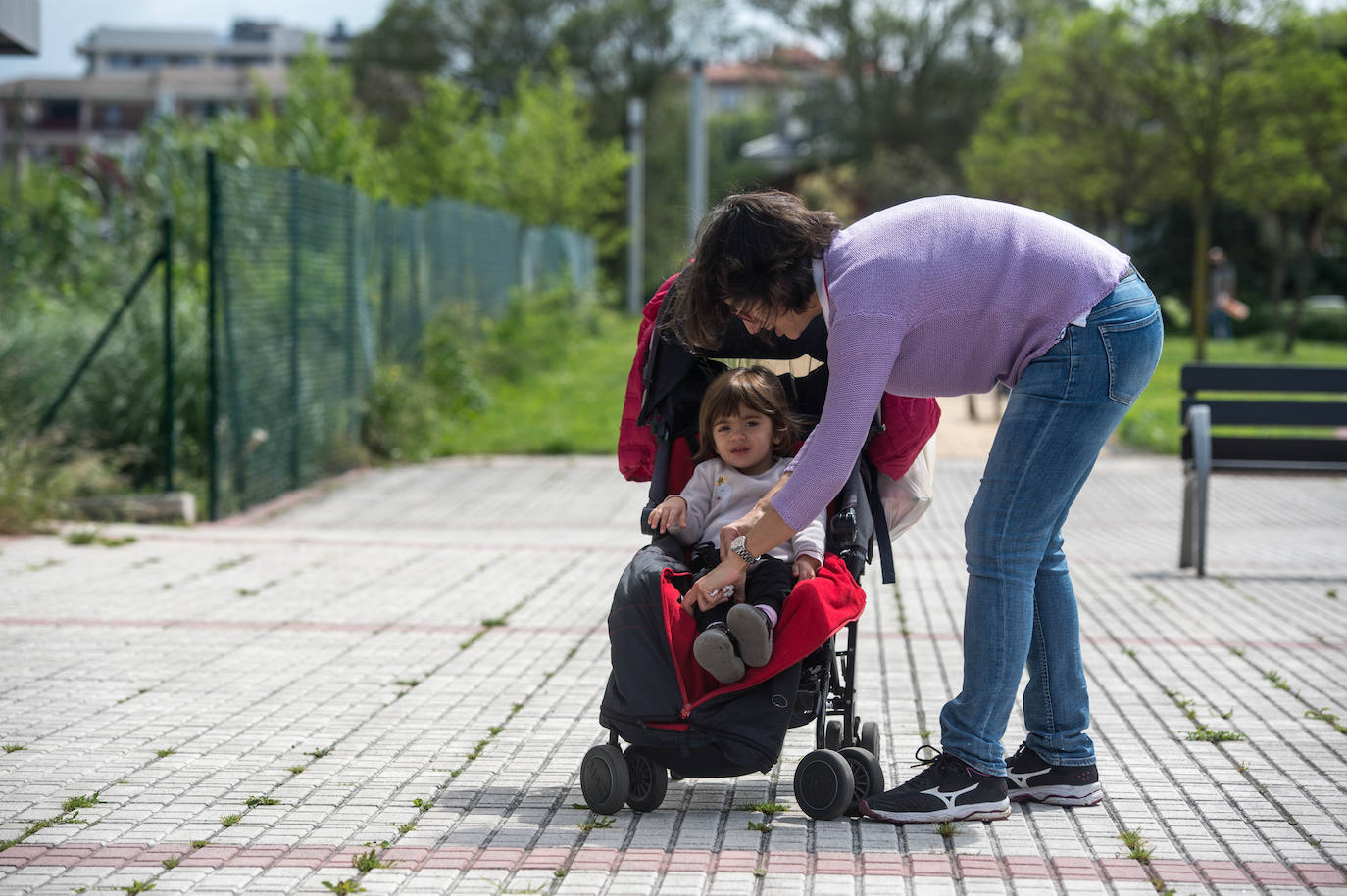 Una madre con su hija.