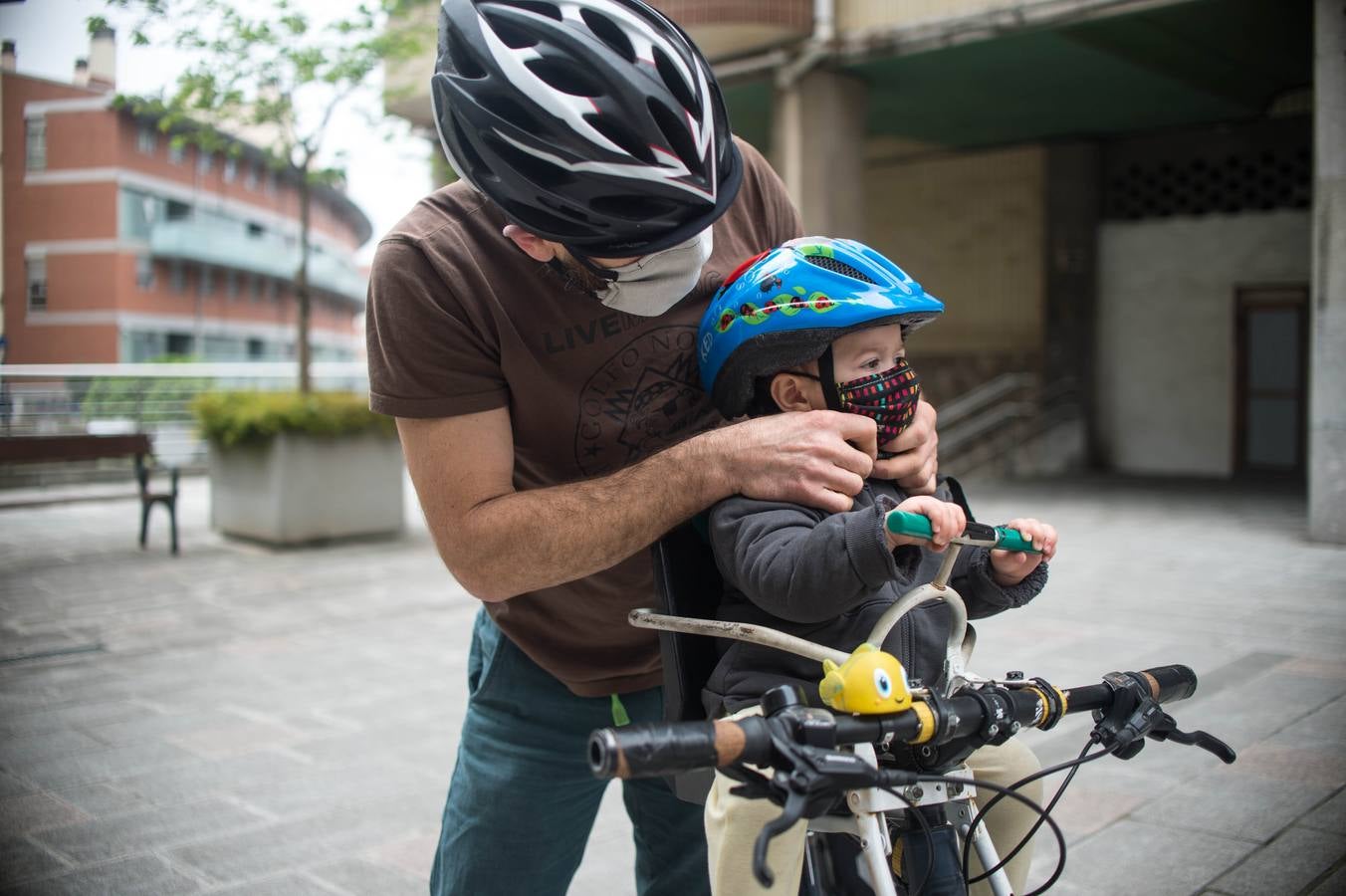 En Portugalete niños y padres han disfrutado de una mañana de paseo.