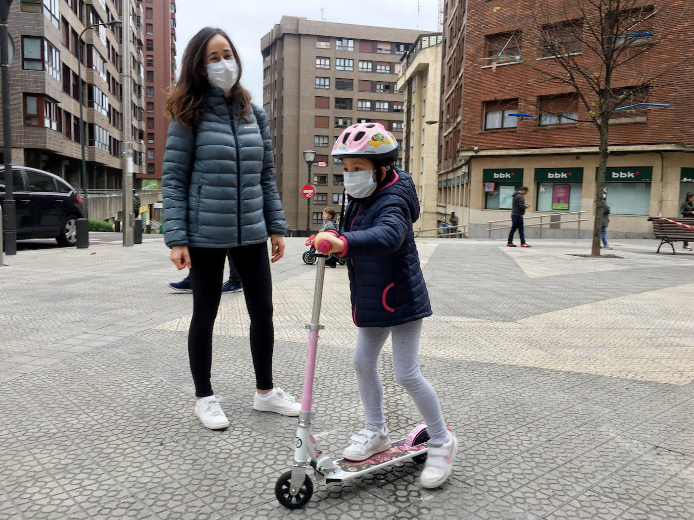 Los más pequeños también se dejaron sentir en Uribarri. 