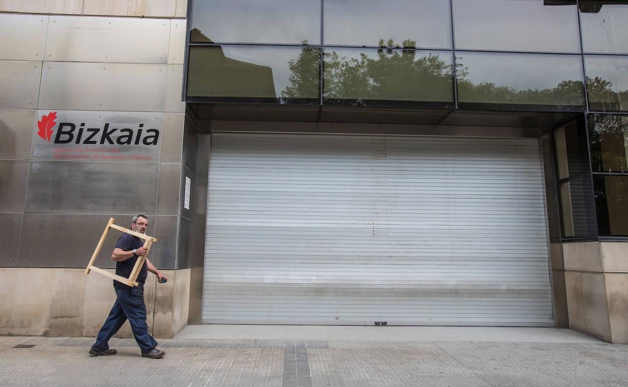 La sede de la Hacienda foral de Bizkaia.