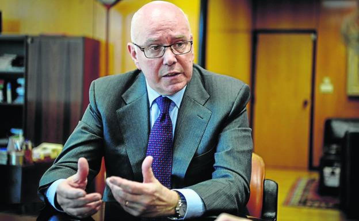 El diputado foral de la Hacienda vizcaína, José María Iruarrizaga. 