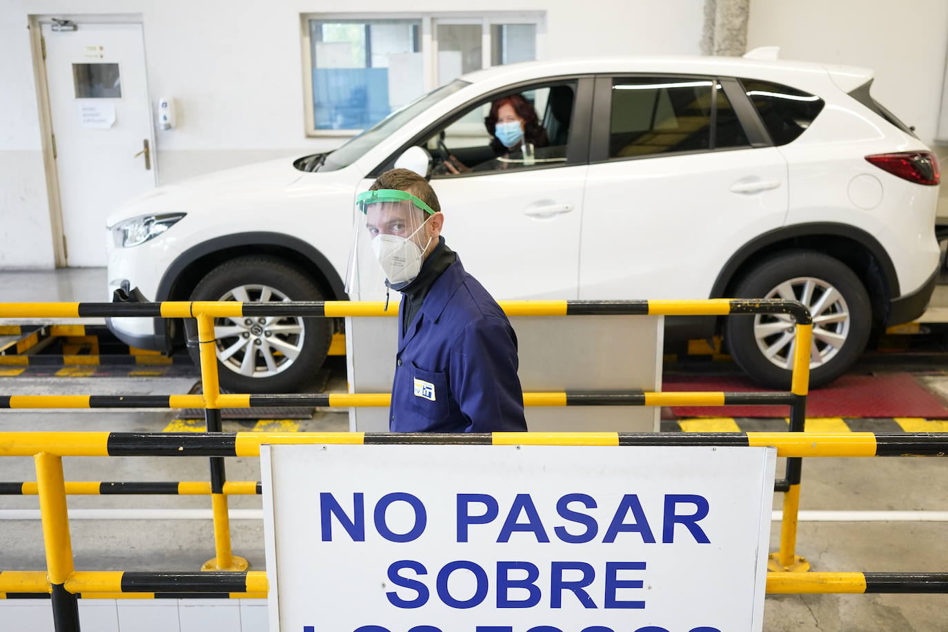Las ITV volvieron a abrir por primera vez desde el confinamiento.