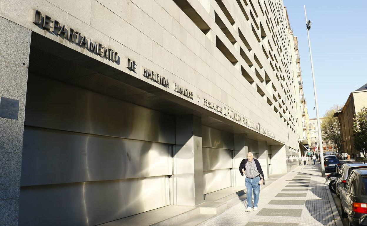 Instalaciones de la Hacienda foral alavesa. 